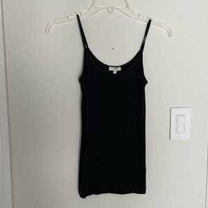Joie Black double scoop neck Tank, XS